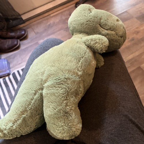 Jellycat fossilly rex plush - t-rex,