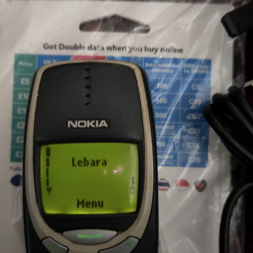 Nokia 3310 mobile phone blue - 3310,