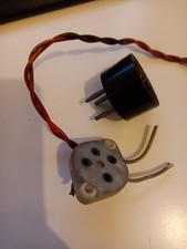 1950's 4 Pin Valve Base And Socket