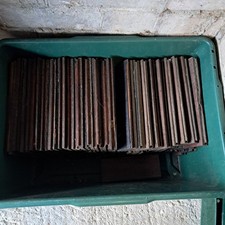 Original Parquet Tongue and Groove Floor Tiles Reclaimed From A Bus station