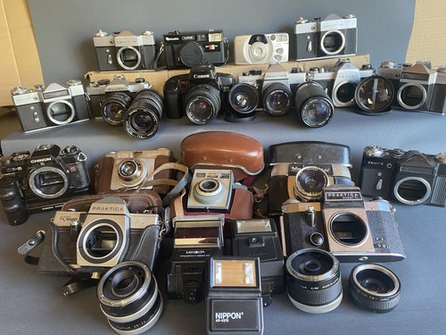 Mixed vintage camera lens - mixed,