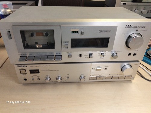 Akai stereo cassette deck - cassette,