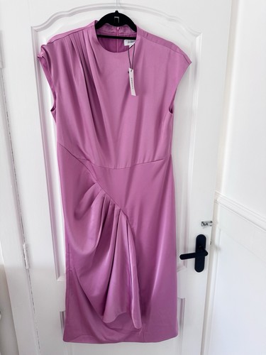 Coast pink draped midi - coast,