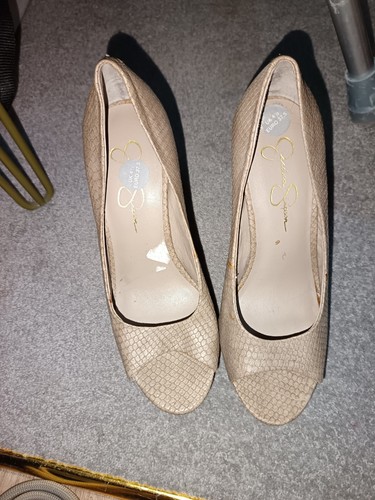 Jessica simpson taupe faux - simpson,