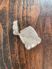 HALLMARKED SILVER VESTA CASE Birmingham 1901