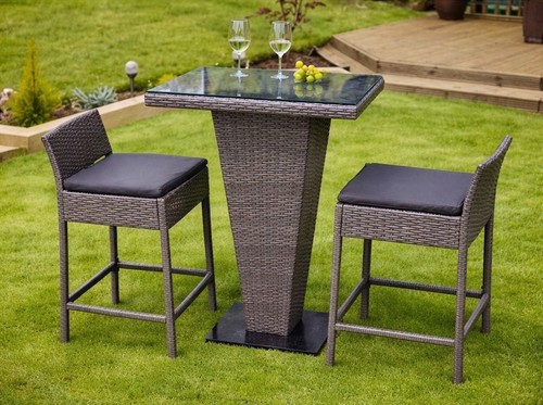 Piece outdoor rattan bar - piece,