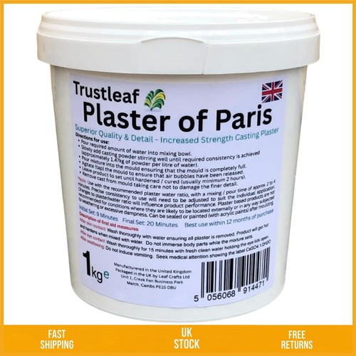 Fine white casting plaster - fine,