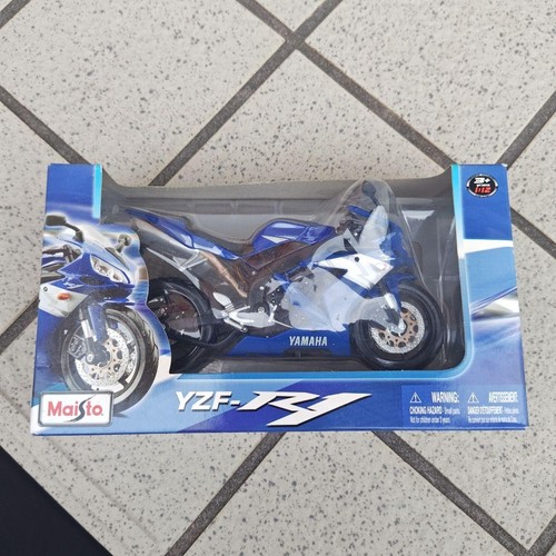 Maisto yamaha yzf blue - yamaha,