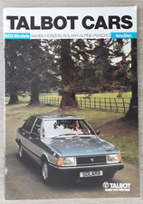 Talbot Range Brochure 1982 -