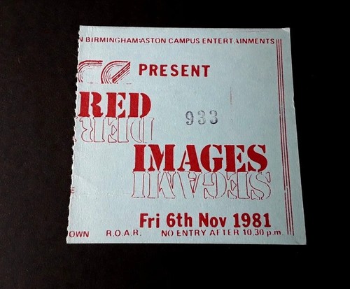 Altered images gig ticket - images,