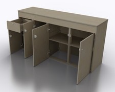 PLY Camper Kitchen Pod Kit Van Furniture Unit Campervan Storage Cupboard POD111