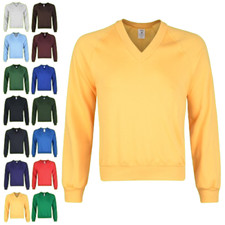 V-Neck Sweatshirt 2 yrs- Adult NEW GOOD QUALITY