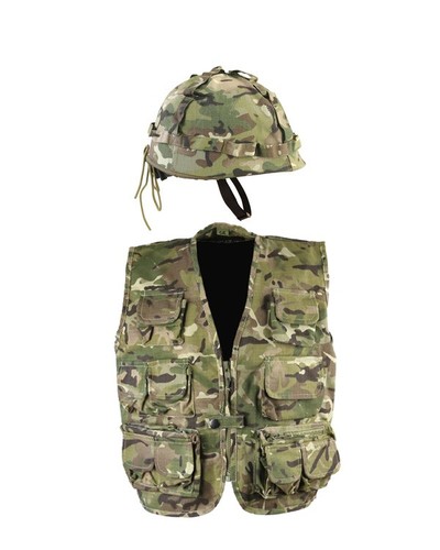 New kids helmet vest - vest, set