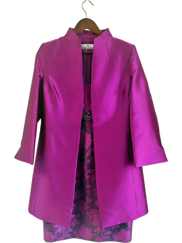 Presen fuschia satin cocktail - satin,