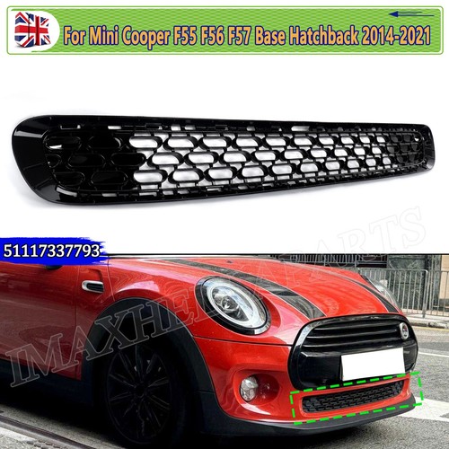 Gloss black front bumper lower - gloss,