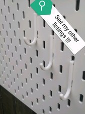 5x Ikea Skadis J Hooks Peg