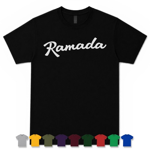 Ramada retro script shirt - retro, t-shirt