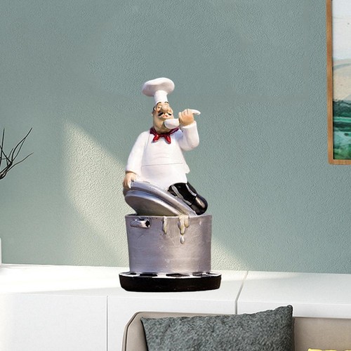 Delicate chef figurine - delicate,