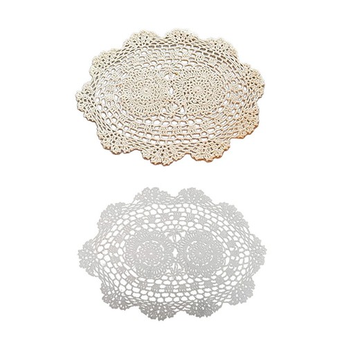 Table mat lace doilies - lace, floral