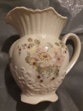 Staffordshire Jug "Blossom Time" by Maryleigh Pottery. Has Some Chips Cracks See