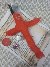 Authentic original red hessian