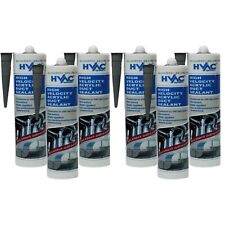 6 x HVAC System High Velocity Acrylic Duct Sealant Grey 280ml