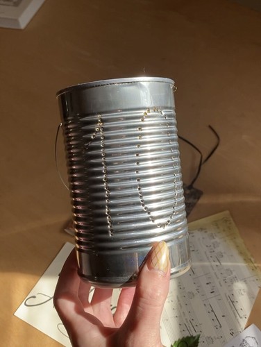 Ten starry tin lantern - “ten”,