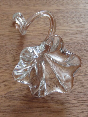Vintage clear glass - glass, epergne