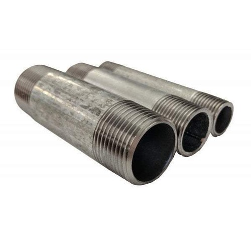 Galvanised steel pipe to - pipe, up