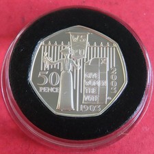 UK 2003 SUFFRAGETTES 50 PENCE