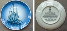 Collectible Plate STA SCHOONER  Sir Winston Churchill 1966 - 1979