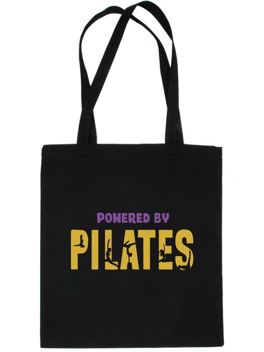 Powered pilates cotton tote - by,