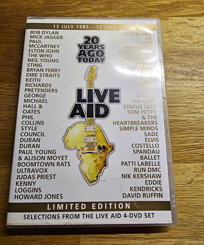 Live aid limited edition dvd - limited,