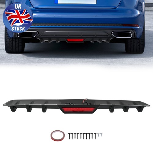 Rear bumper diffuser spoiler - rear,