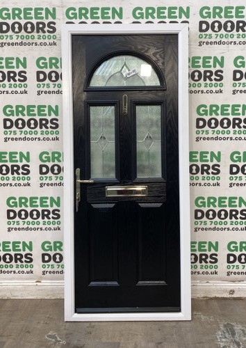 Arched triple glazed door - glazed,