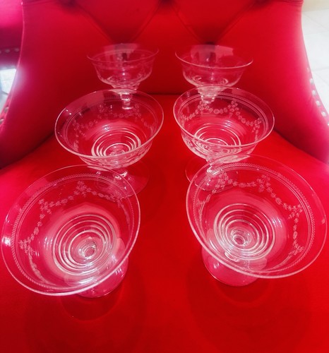 Set stuart crystal etched - set,