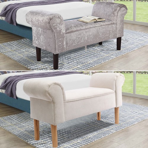 Linen velvet chaise longue - velvet,