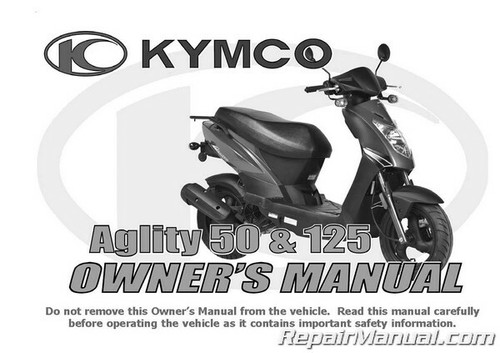 Kymco agility 125 owners - agility, 50/125