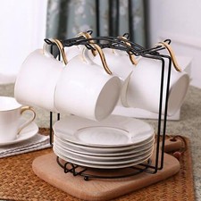 Iron Coffee Cup and Saucer