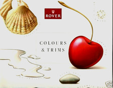 Rover Colour & Trim c1990 UK