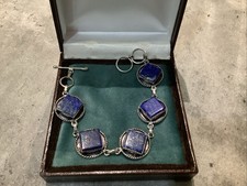 925 SILVER LAPIS LAZULI BRACELET