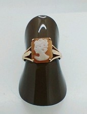 Vintage 9ct Gold Cameo Ring