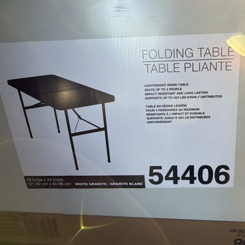 Table folding resin - table,
