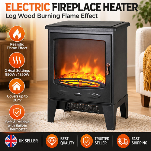 Electric fireplace heater log - heater,