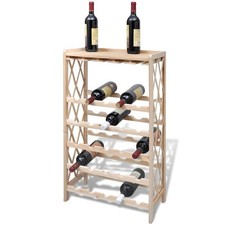 Solid Fir Wood Wine Rack for