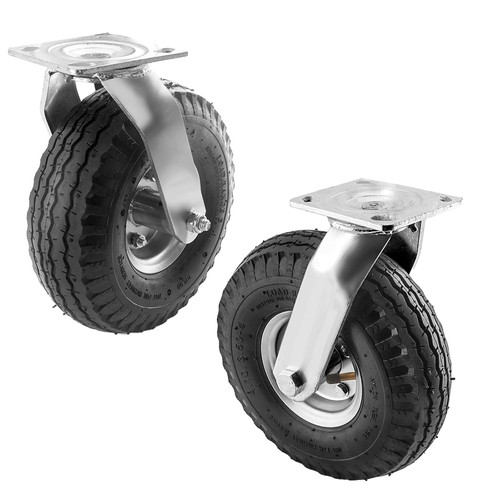 Pneumatic swivel caster - 10",