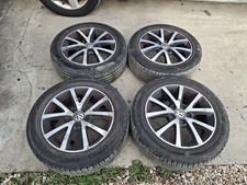 VW TOURAN MK1 1T3 GOLF MK6 16 INCH ALLOY WHEELS TYRES 205/55/16 5X112 2008-2015
