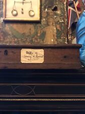 Antique 19th Century Oak & Pine Wills Box From St Mary's Abbey Church Chapel