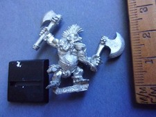 Mordheim Dwarf Troll Slayer Hired Sword Citadel Games Workshop Metal