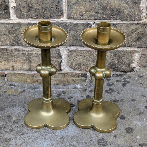 Pair antique gothic revival - pair,